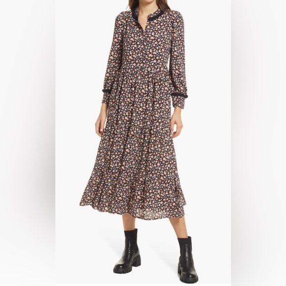 Levi's Farah Floral Midi Dress - Picture 1 of 5